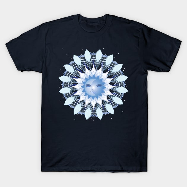 Winter Solstice Mandala T-Shirt by emma17